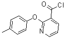 CAS 登录号：175135-79-2， 2-(4-甲基苯氧基)-3-吡啶甲酰氯