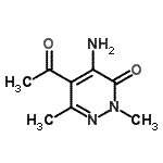 CAS 登录号：175135-90-7， 5-乙酰基-4-氨基-2,6-二甲基-3(2H)-哒嗪酮