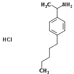 CAS#: 175136-44-4， 1-(4-Pentylphenyl)Ethanamine Hydrochloride (1:1)