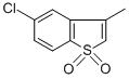 结构式 CAS# 17514-66-8, 5-氯-3-甲基-苯并[b]噻吩 1,1-二氧化物