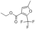 结构式 CAS# 17515-73-0, 5-甲基-2-(三氟甲基)-3-呋喃羧酸乙酯