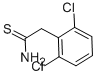 structure of CAS# 17518-49-9, 2,6-Dichloro-Benzeneethanethioamide;2-(2,6-DICHLOROPHENYL)ETHANETHIOAMIDE;2-(2,6-DICHLOROPHENYL)THIOACETAMIDE