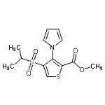 CAS#: 175201-79-3， Methyl 4-(Isopropylsulfonyl)-3-(1H-Pyrrol-1-Yl)-2-Thiophenecarboxylate