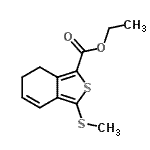 CAS#: 175202-53-6， Ethyl 3-(Methylsulfanyl)-6,7-Dihydro-2-Benzothiophene-1-Carboxylate