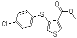 CAS#: 175202-88-7， 4-[(4-Chlorophenyl)Thio]-3-Thiophenecarboxylic Acid Methyl Ester