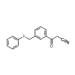CAS#: 175203-10-8， 3-Oxo-3-{3-[(Phenylsulfanyl)Methyl]Phenyl}Propanenitrile