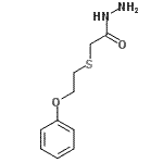 CAS 登录号：175203-27-7， 2-[(2-苯氧基乙基)硫基]乙酰肼
