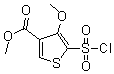 CAS#: 175203-45-9， 5-(Chlorosulfonyl)-4-Methoxy-3-Thiophenecarboxylic Acid Methyl Ester