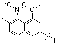structure of CAS# 175203-62-0, 4-Methoxy-6-Methyl-5-Nitro-2-(Trifluoromethyl)-Quinoline;4-Methoxy-6-Methyl-5-Nitro-2-(Trifluoromethyl)Quinoline 97%;4-Methoxy-6-Methyl-5-Nitro-2-(Trifluoromethyl)Quinoline97%;4-METHOXY-6-METHYL-5-NITRO-2-(TRIFLUOROMETHYL)QUINOLINE