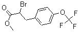 结构式 CAS# 175203-81-3, alpha-溴-4-(三氟甲氧基)-苯丙酸甲酯
