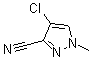 CAS#: 175204-86-1， 4-Chloro-1-Methyl-1H-Pyrazole-3-Carbonitrile