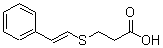 structure of CAS# 175205-21-7, 3-[(2-Phenylethenyl)Thio]-Propanoic Acid;3-(STYRYLTHIO)PROPANOIC ACID;(Z)-STYRYLTHIOPROPIONIC ACID