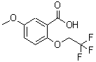 CAS#: 175205-34-2， 5-Methoxy-2-(2,2,2-Trifluoroethoxy)Benzoic Acid