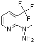 结构式 CAS# 175205-68-2, 2-(1-甲基肼基)-3-(三氟甲基)-吡啶