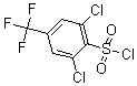 结构式 CAS# 175205-76-2, 2,6-二氯-4-(三氟甲基)-苯磺酰氯