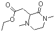 structure of CAS# 175205-86-4, 1,4-Dimethyl-3-Oxo-2-PiperazineAcetic Acid Ethyl Ester;ETHYL 2-(1,4-DIMETHYL-3-OXO-2-PIPERAZINYL)ACETATE;Ethyl 2-(1,4-Dimethyl-3-Oxopiperazin-2-Yl)Acetate;ETHYL 1,4-DIMETHYL-3-OXOPIPERAZINE-2-ACETATE
