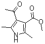 structure of CAS# 175205-90-0, 4-Acetyl-2,5-Dimethyl-1H-Pyrrole-3-carboxylic Acid Methyl Ester;1H-Pyrrole-3-Carboxylicacid,4-Acetyl-2,5-Dimethyl-,Methylester(9CI);METHYL 4-ACETYL-2,5-DIMETHYL-1H-PYRROLE-3-CARBOXYLATE