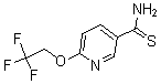 结构式 CAS# 175277-59-5, 6-(2,2,2-三氟乙氧基)-3-吡啶硫代甲酰胺