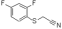 结构式 CAS# 175277-63-1, [(2,4-二氟苯基)硫基]乙腈