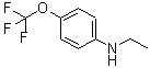 structure of CAS# 175278-20-3, N-Ethyl-4-(Trifluoromethoxy)Aniline;4-(Trifluoromethoxy)ethylaminobenzene;ethyl[4-(trifluoromethoxy)phenyl]amine;N[4-(Trifluoromethoxy)]ethylamine