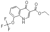 structure of CAS# 175278-35-0, 1,4-Dihydro-4-Oxo-8-(Trifluoromethoxy)-3-Quinolinecarboxylic Acid Ethyl Ester;ETHYL 4-OXO-8-(TRIFLUOROMETHOXY)-1,4-DIHYDROQUINOLINE-3-CARBOXYLATE;ETHYL 1,4-DIHYDRO-8-(TRIFLUOROMETHOXY)-4-OXOQUINOLINE-3-CARBOXYLATE;Ethyl 4-Hydroxy-8-(Trifluoromethoxy)Quinoline-3-Carboxylate 97%