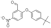 structure of CAS# 175278-47-4, 2-[4-(1,1-Dimethylethyl)Phenoxy]-5-Nitro-Benzaldehyde;2-[4-(TERT-BUTYL)PHENOXY]-5-NITROBENZALDEHYDE