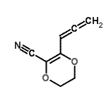 CAS#: 175288-90-1， 3-Propadienyl-5,6-Dihydro-1,4-Dioxine-2-Carbonitrile