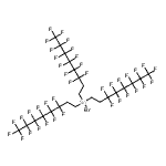 结构式 CAS# 175354-31-1, 溴[三(3,3,4,4,5,5,6,6,7,7,8,8,8-十三氟辛基)]锡烷
