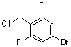 structure of CAS# 175589-02-3, 5-Bromo-2-(Chloromethyl)-1,3-Difluorobenzene;4-Bromo-2,6-difluorobenzyl chloride;4-Bromo-α-chloro-2,6-difluorotoluene;5-Bromo-2-(aminomethyl)-1,3-difluorobenzene