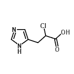 CAS#: 17561-27-2， 2-Chloro-3-(1H-Imidazol-5-Yl)Propanoic Acid