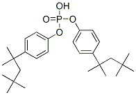 CAS#: 1758-45-8， Bis[p-(1,1,3,3-Tetramethylbutyl)Phenyl] Hydrogen Phosphate