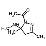 CAS#: 175880-95-2， 1-[3,5-Dimethyl-5-(Methylamino)-4,5-Dihydro-1H-Pyrazol-1-Yl]Ethanone