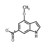 CAS#: 175913-41-4， 4-Methoxy-6-Nitro-1H-Indole