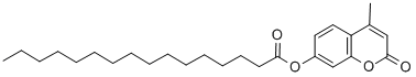 structure of CAS# 17695-48-6, 4-Methylumbelliferyl Palmitate;(4-Methyl-2-Oxo-Chromen-7-Yl) Hexadecanoate;Hexadecanoic Acid (4-Methyl-2-Oxo-7-Chromenyl) Ester;Palmitic Acid (2-Keto-4-Methyl-Chromen-7-Yl) Ester