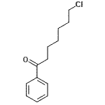 structure of CAS# 17734-41-7, 7-Chloro-1-Phenyl-1-Heptanone;7-Chloro-1-oxo-1-phenylheptane;7-chloro-1-phenylheptan-1-one