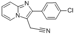 CAS#: 17744-99-9， 2-(p-Chlorophenyl)-3-cyanomethylimidazo(1,2-a)pyridine