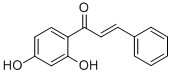 structure of CAS# 1776-30-3, 2',4'-Dihydroxychalcone;(E)-3-(2,4-Dihydroxyphenyl)-1-Phenyl-Prop-2-En-1-One;1-(2,4-Dihydroxyphenyl)-3-Phenyl-2-Propen-1-One;2',4'-Dihydroxychalcone