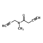 CAS 登录号：177659-36-8， N-甲基-N-(2-丙炔-1-基)-3-丁炔酰胺