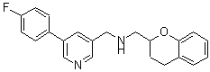 CAS#: 177975-08-5， (-)-(R)-N-(3,4-Dihydro-2H-1-Benzofuran-2-Ylmethyl)-N-[5-(4-Fluorophenyl)-3-Pyridylmethyl]Amine