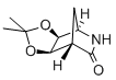 structure of CAS# 178032-63-8, (1S,2R,6S,7R)-4,4-Dimethyl-3,5-dioxa-8-azatricyclo[5.2.1.0(2,6)]decan-9-one;St073186