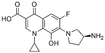 CAS 登录号：178174-16-8， 7-(3-氨基吡咯烷-1-基)-1-环丙基-6-氟-8-羟基-4-氧代喹啉-3-羧酸