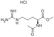 structure of CAS# 1784-05-0, N2-Acetyl-L-Arginine Methyl Ester Monohydrochloride;N-ALPHA-ACETYL-ARGININE METHYL ESTER HYDROCHLORIDE;ACETYL-L-ARGININE METHYL ESTER MONOHYDROCHLORIDE;N-ACETYL-L-ARGININE METHYL ESTER HYDROCHLORIDE