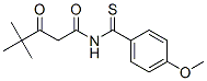 CAS#: 178408-09-8， N-(4-Methoxybenzenecarbothioyl)-4,4-Dimethyl-3-Oxopentanamide