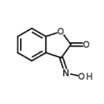 CAS 登录号：17892-65-8， (3Z)-3-(羟基亚胺)-1-苯并呋喃-2(3H)-酮