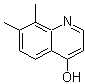结构式 CAS# 178984-37-7, 7,8-二甲基喹啉-4-醇