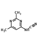 CAS#: 1791-91-9， (2,6-Dimethyl-4-Pyrimidinyl)Cyanamide