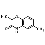 结构式 CAS# 17959-90-9, 2,6-二甲基-2H-1,4-苯并恶嗪-3(4H)-酮