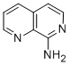 结构式 CAS# 17965-82-1, 1,7-萘啶-8-胺