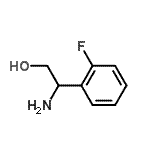 结构式 CAS# 179811-62-2, 2-氨基-2-(2-氟苯基)乙醇