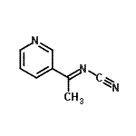 CAS#: 180307-10-2， [(1E)-1-(3-Pyridinyl)Ethylidene]Cyanamide